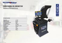 Ζυγοστάθμιση ελαστικών WEBER EXPERT SERIES PRECISION 3D MONITOR 0062